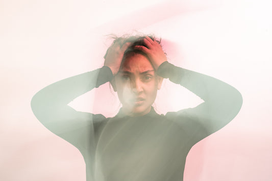 A man sitting and thinking deeply