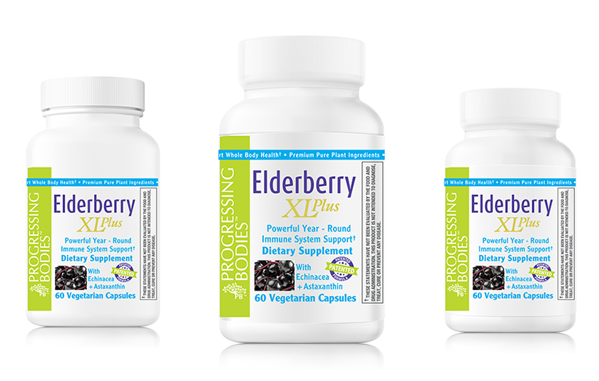 3-Bottle Supply- Elderberry XL Plus Herbal Blend